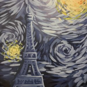 Parisian Starry Night – Canvas Print